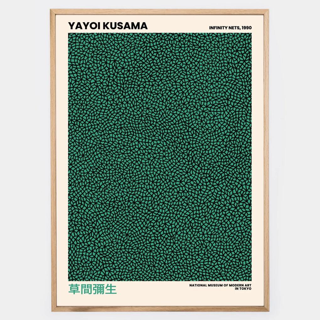 Plagát Green Infinity Nets | Yayoi Kusama