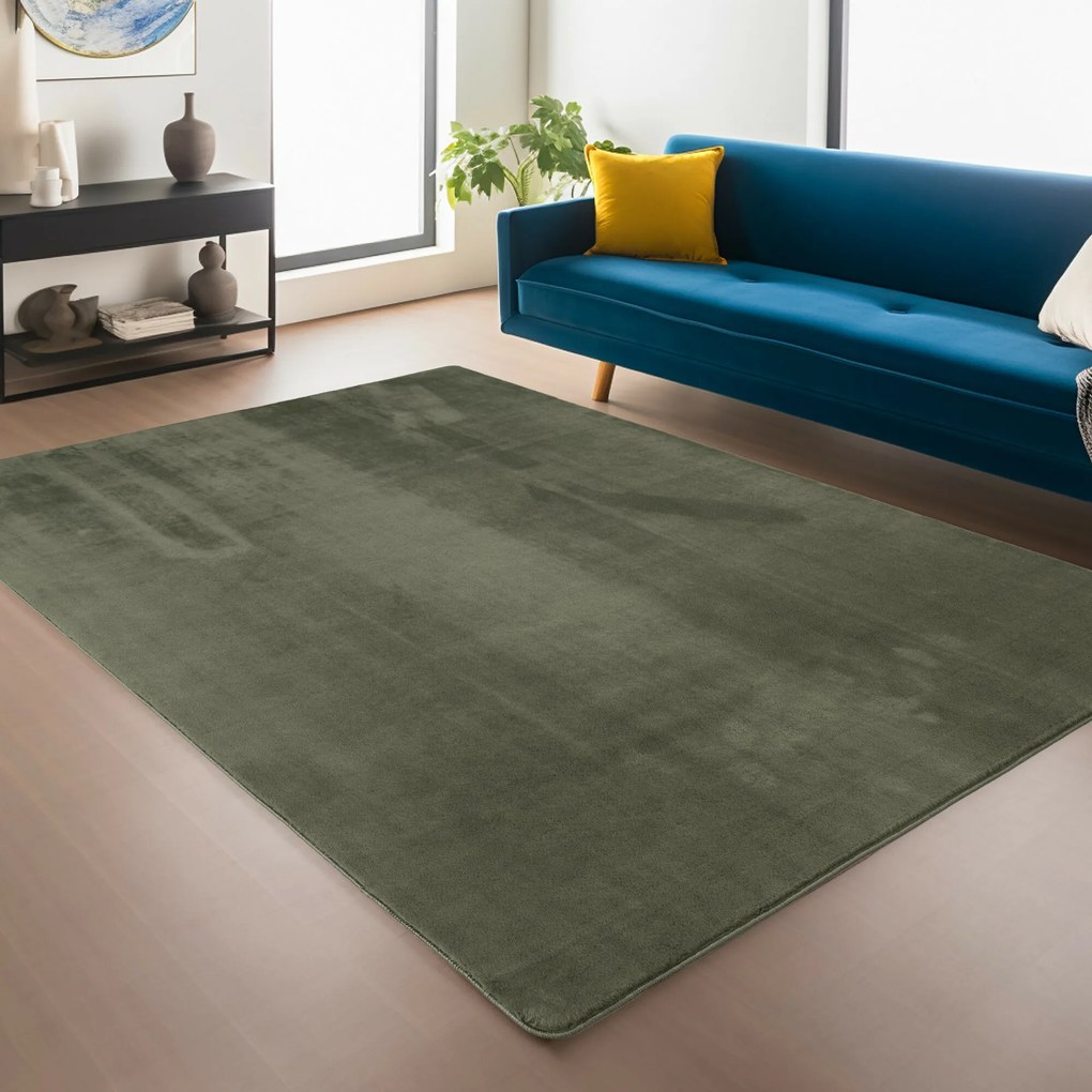 Ayyildiz, Kusový koberec Joy 1400 green, 120x160, zelená, chodba / predsieň