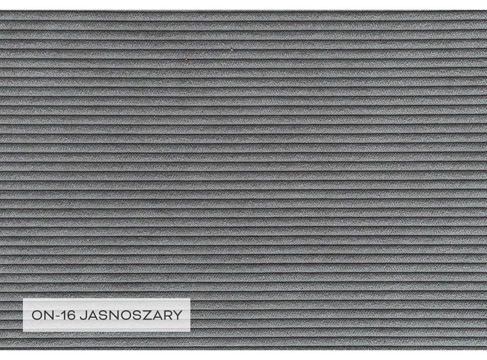 Sivá menčestrová rozkladacia rohová pohovka (pravý roh) Lofty Lilly – Miuform