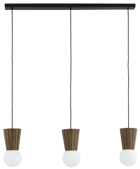 Argon 6358 - Kúpeľňové závesné svietidlo na lanku VOLANTE 3xG9/6W/230V IP44 hnedé