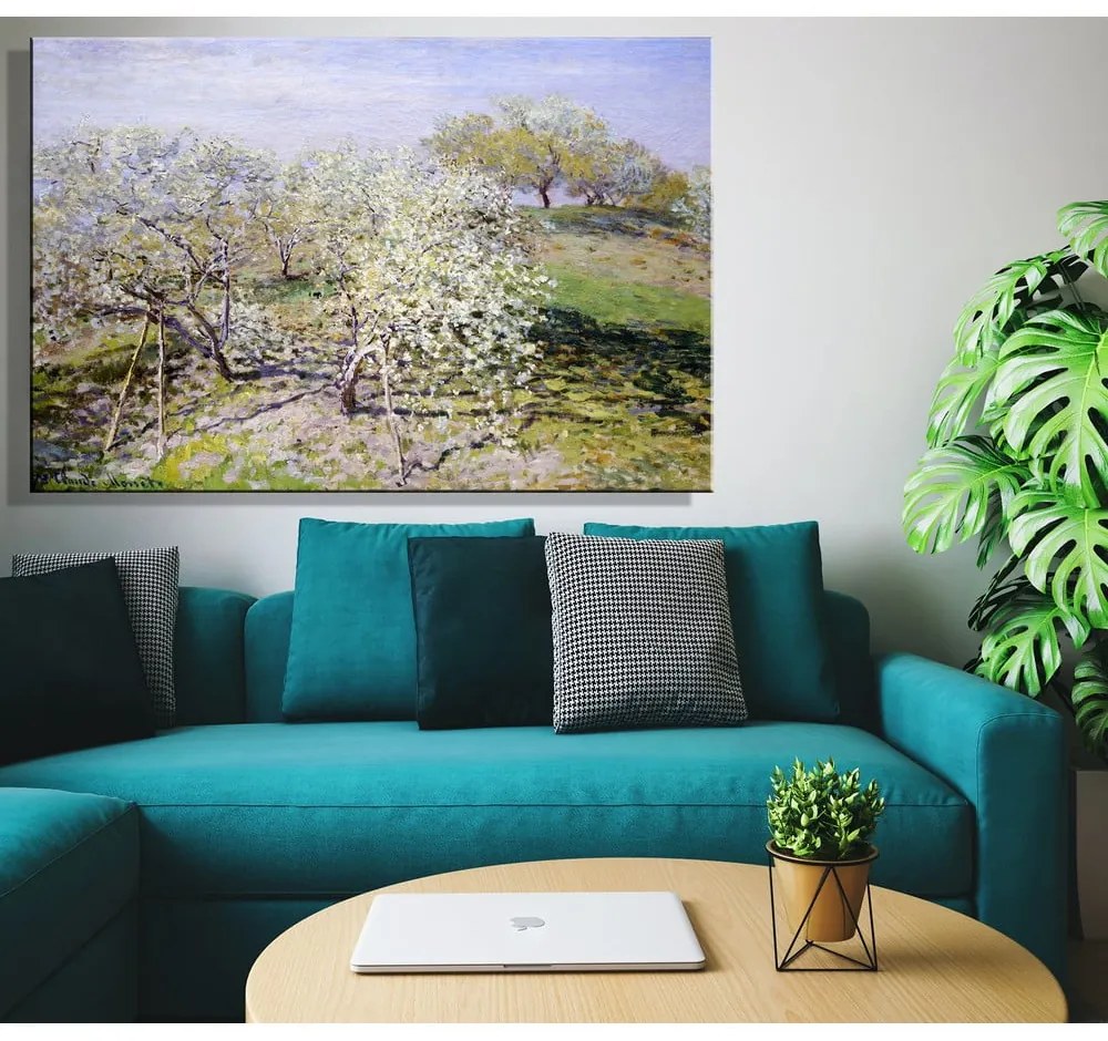 Reprodukcia obrazu Claude Monet - Spring, 90 × 60 cm
