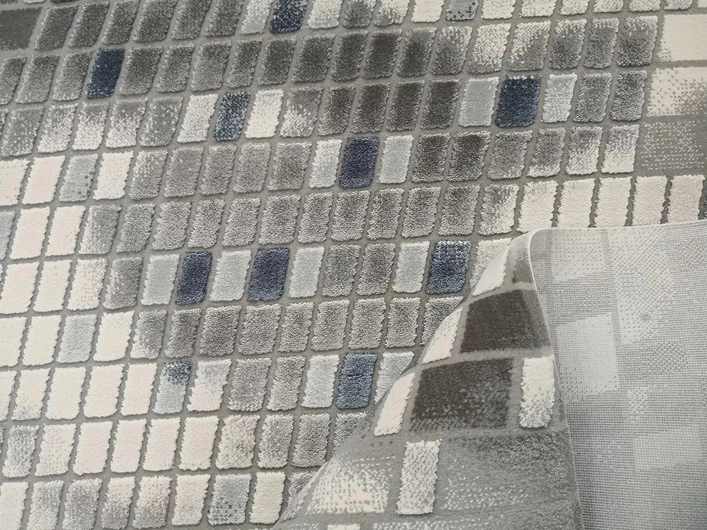 Kusový koberec Vals 8375 Grey, 80x150, šedá, kancelária, Berfin Dywany