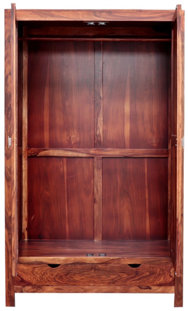 furniture-nabytek.cz - Šatníková skriňa z masívu 120x200x60 z dreva palisander