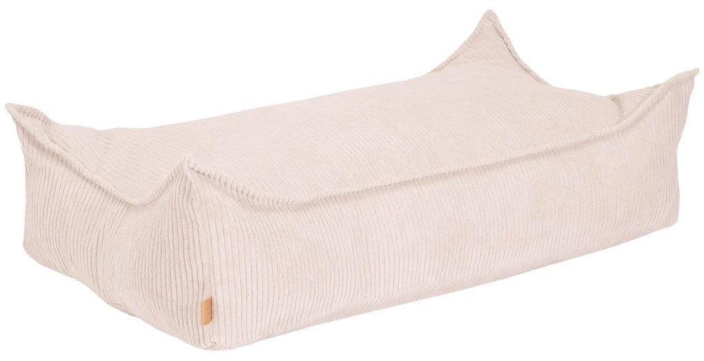 MeowBaby® Sedací vak obdĺžnik Aesthetic Ecru