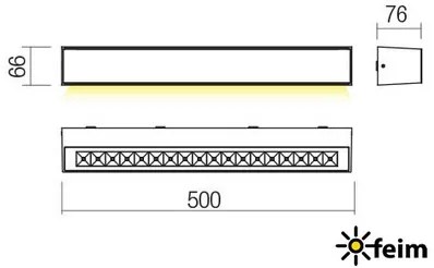 REDO 90254 AROOS exteriérové nástenné svietidlo POWER LED 16W 928lm 3000K IP65 antracit
