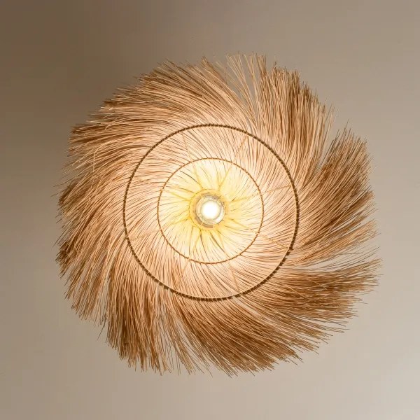 Brilagi - LED prisadený luster CERIA BOHO 1xE27/40W/230V pr. 100 cm ratan