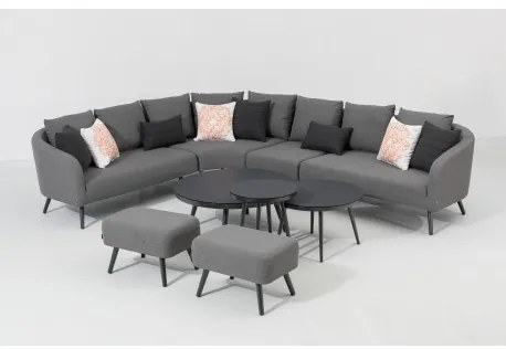Doppler Melia LIKA-TEX® sivá - luxusná záhradná súprava