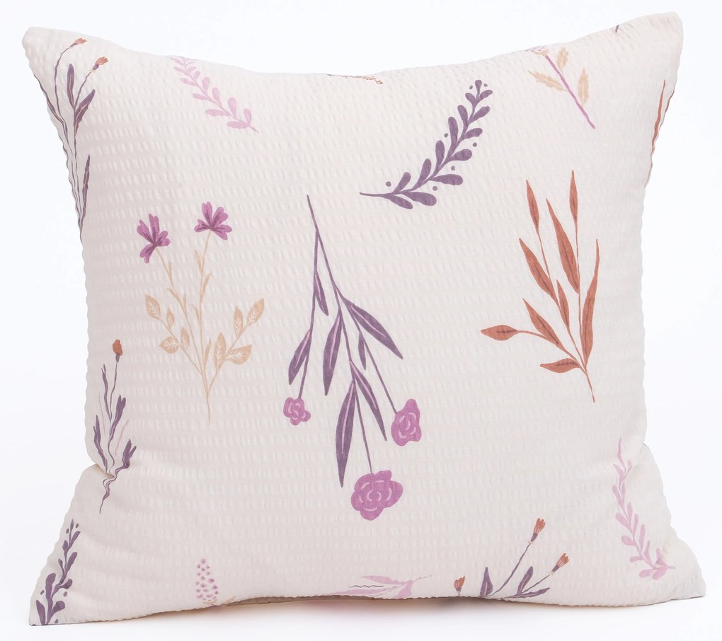 Krepová obliečka na vankúš Renforcé 40 × 40 cm - Chloe béžová