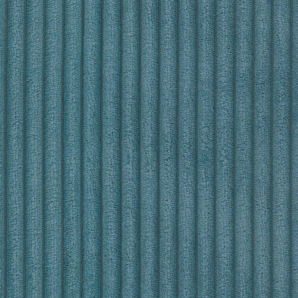 Tyrkysové menčestrové kreslo Niko – Ropez