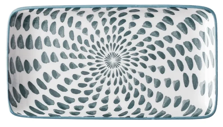 Tanier obdĺžnikový 20,3 x 11,2 cm – Gaya Elements Water - 492456