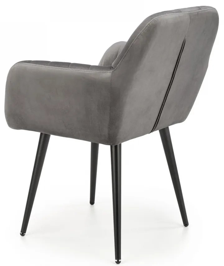 Dizajnová stolička Terri sivá