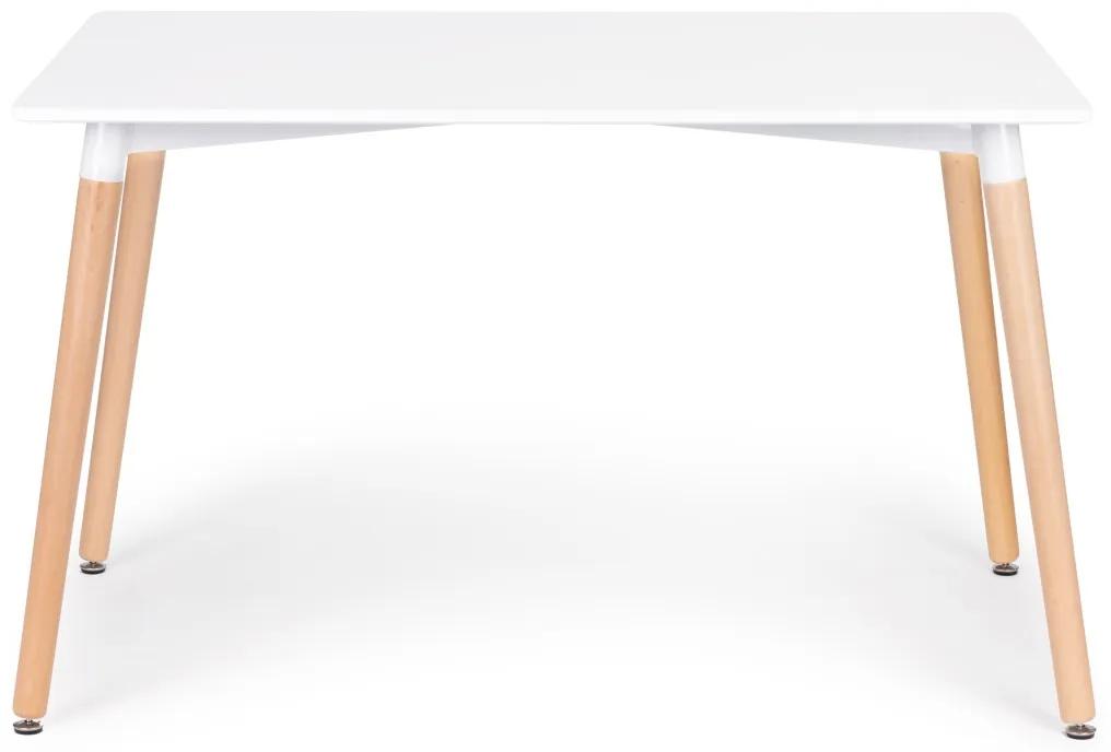 Obdĺžnikový jedálenský stôl KING biely II