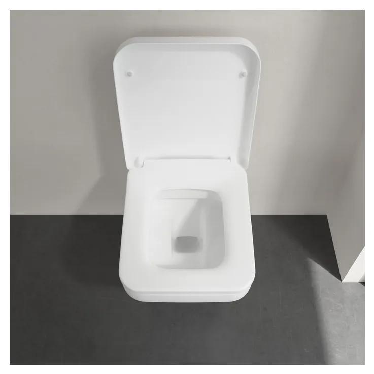 Villeroy & Boch Architectura - WC sedátko s poklopom, QuickRelease, SoftClose, alpská biela 9M58S101