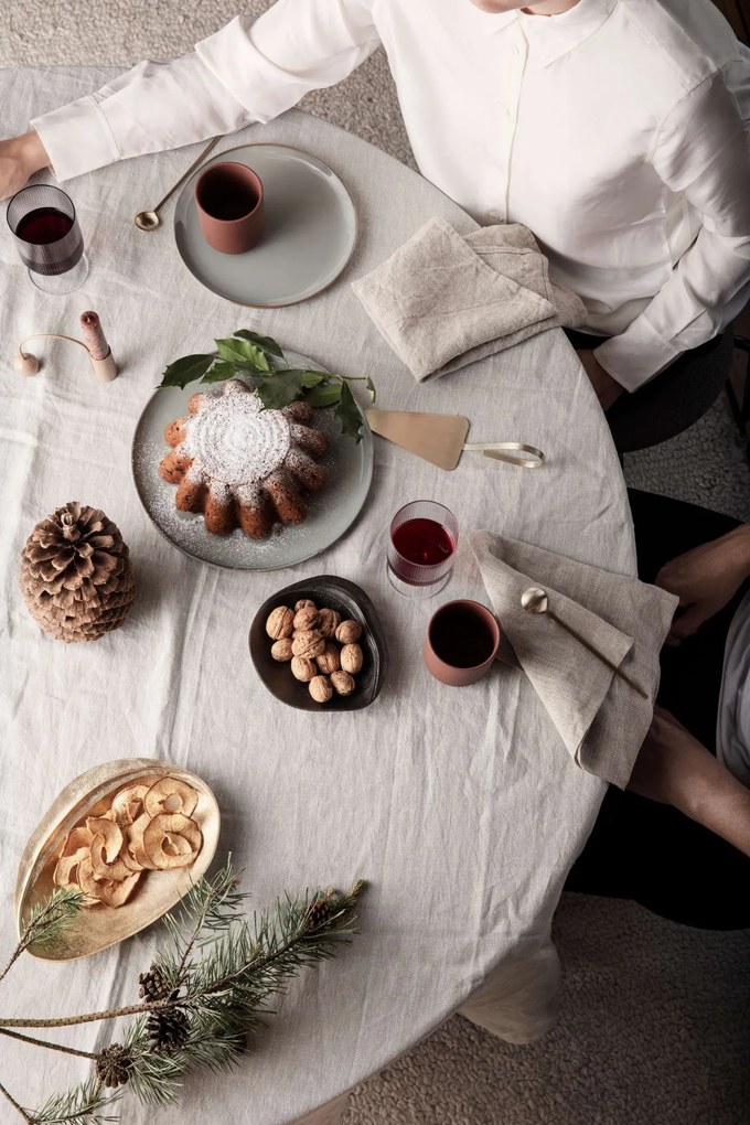 Ferm Living Poháre na víno Ripple Clear 270 ml – set 2 ks