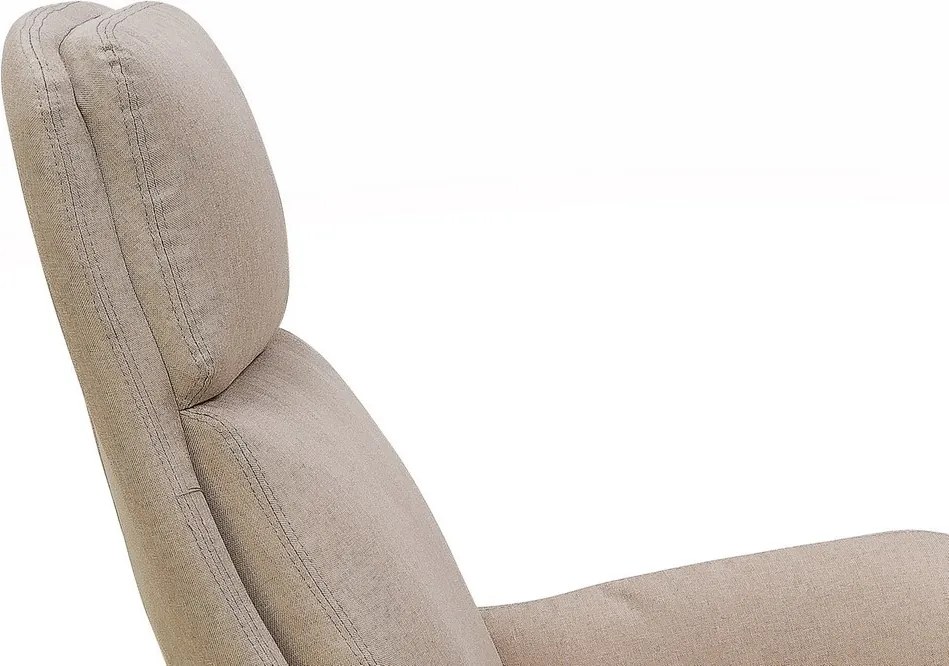 Hojdacie kreslo Lindberg, béžová látka
