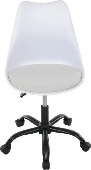 Kancelárska stolička biela KA-X7055 WT