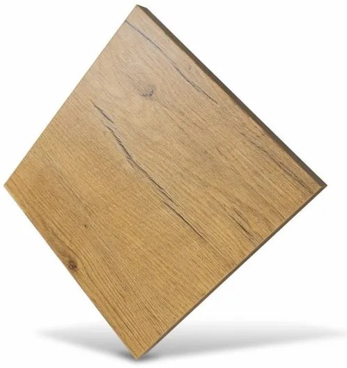 Stojan na kvety BASICLOFT 80x24 čierna/hnedá