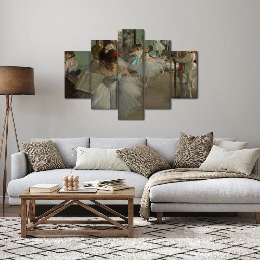 Obraz - Edgar Degas, The Dance Class, reprodukcia (150x105 cm)