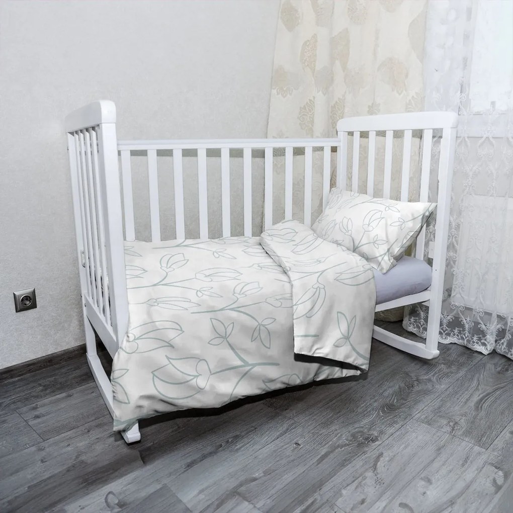 Sablio Mikroplyšové detské obliečky do postieľky Púčiky - 100x135 / 40x60