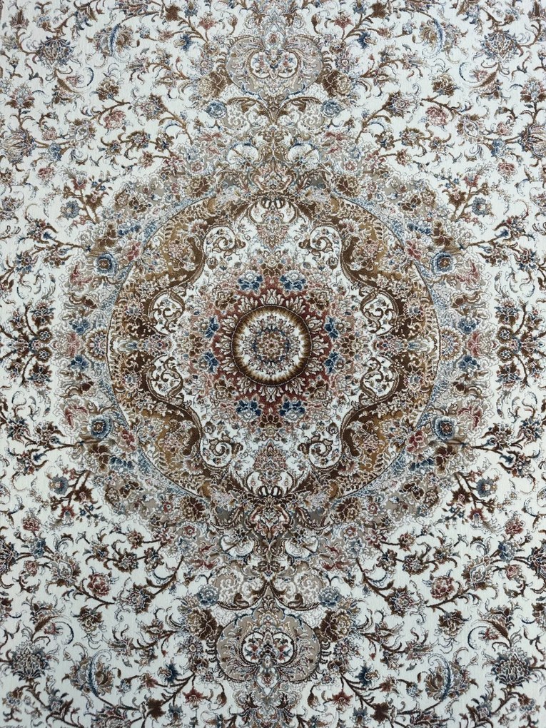 Koberec Miras 1200 CREAM – krémový obdĺžnik s orientálnym vzorom Rozmer: 200x300 cm