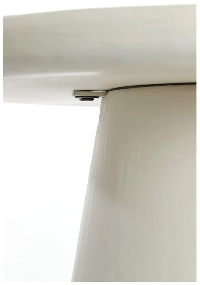 Biely okrúhly konferenčný stolík ø 70 cm Kulona – Light & Living