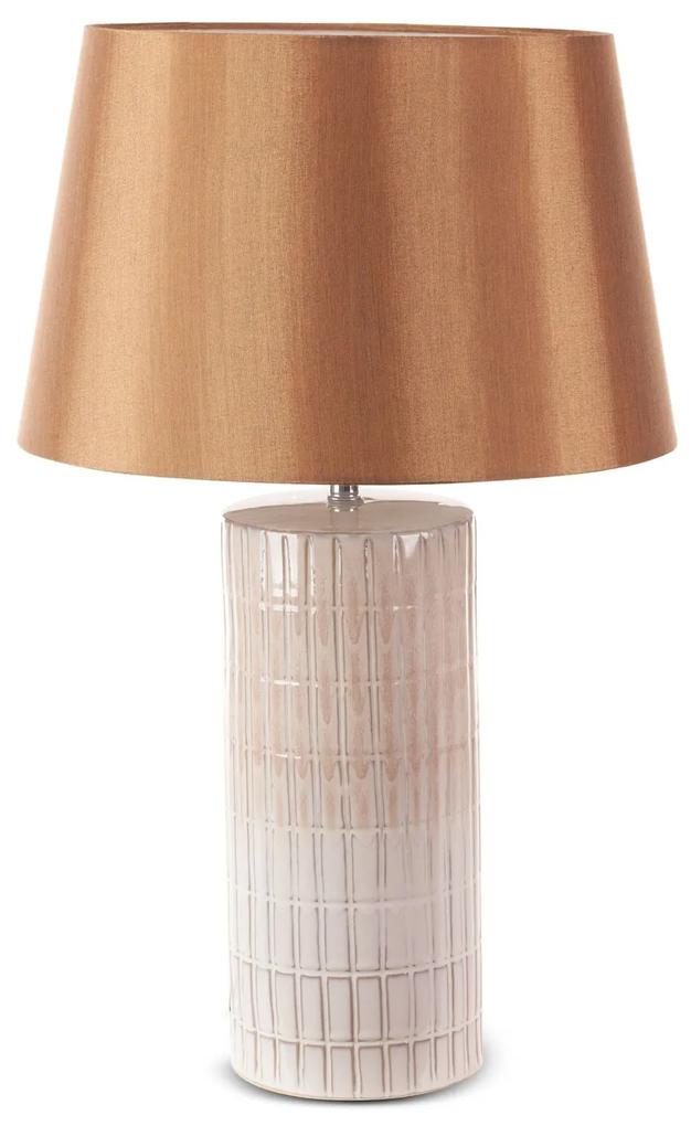 Dekoratívna lampa EDNA 33x56 CM KRÉMOVÁ