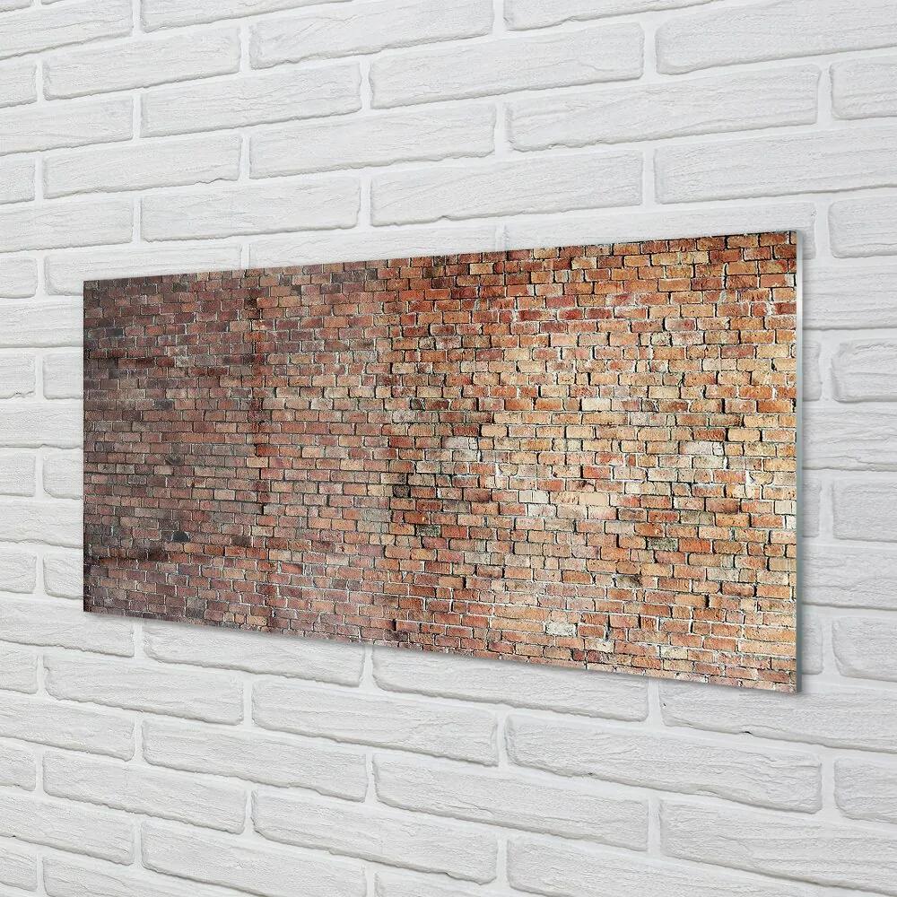 Obraz na skle Tehlové múry wall 120x60 cm