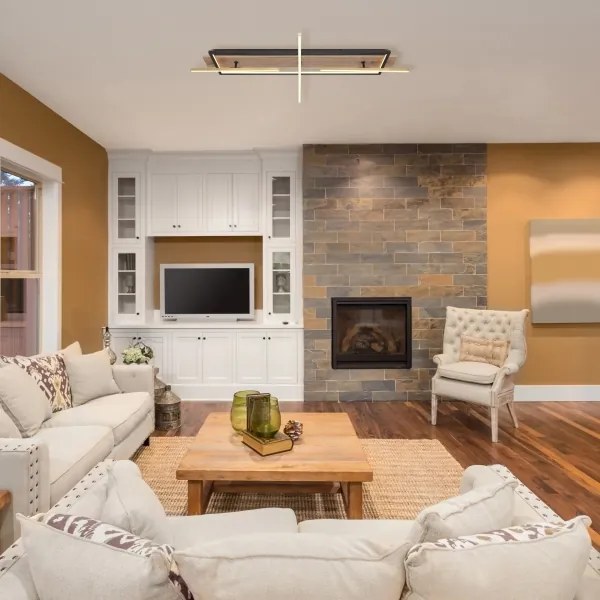 Globo 67296D2 - LED stropné svietidlo BEATRIX LED/48W/230V hnedé