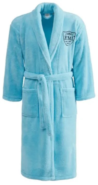 Župan z mikrovlákna modrý EMI, L