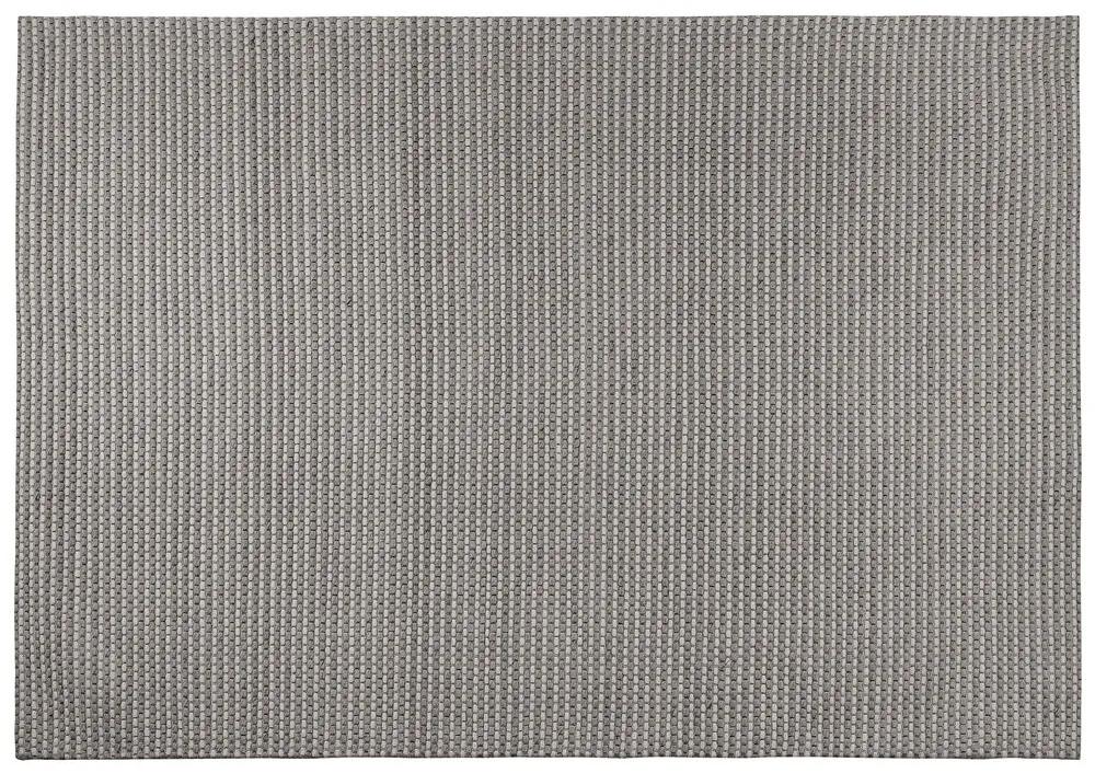 Vlnený koberec 160 x 230 cm tmavosivý KILIS Beliani