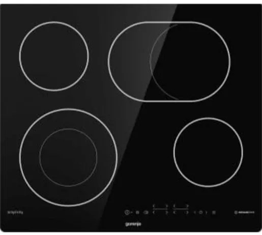 Gorenje Sklokeramická varná doska · ECT643SYB, 1 ks