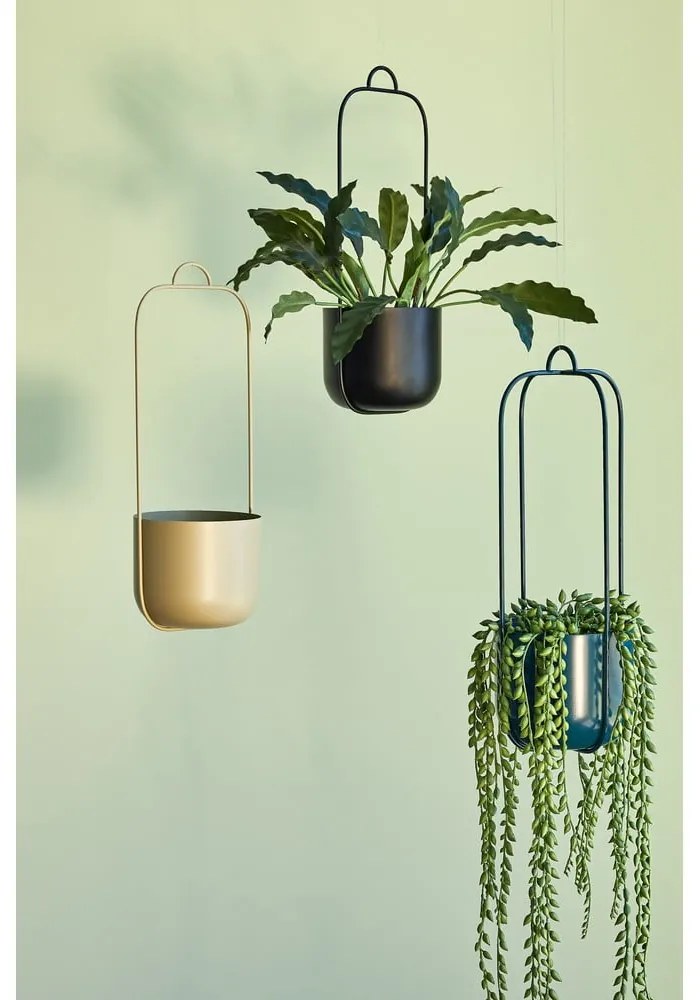 Kovové závesné obaly na kvetináče v súprave 2 ks ø 16 cm Lotus – Hübsch