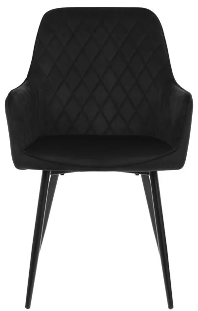 Autronic BONTEC Jedálenská stolička, čierna, zamatová látka, DCH-215 BK4 Farba: Šedá