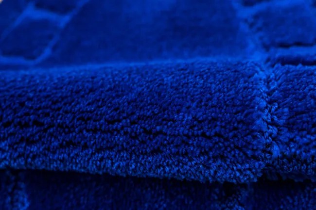 Kúpeľňový koberček Ocean modrý ovál