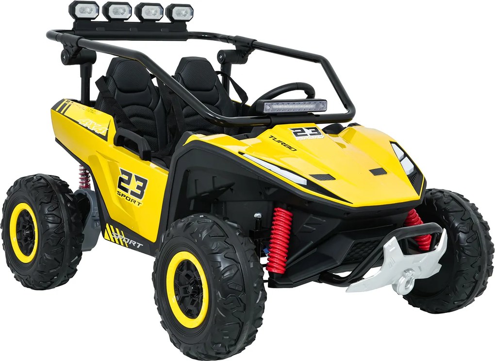 Ramiz Elektrická bugina TURBO 23 pre deti žltá