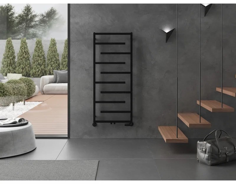 Mexen Orlando, vykurovacie teleso 1380 x 600 mm, 499 W, čierna, W207-1380-600-00-70