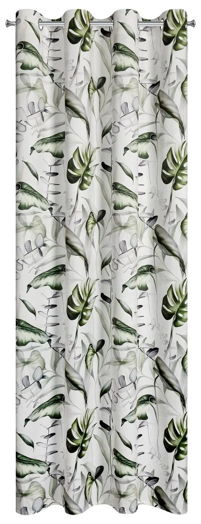 ZATEMŇOVACÍ ZÁVES NA KRÚŽKOCH ELLEN 140X250 CM VZOROVANÁ