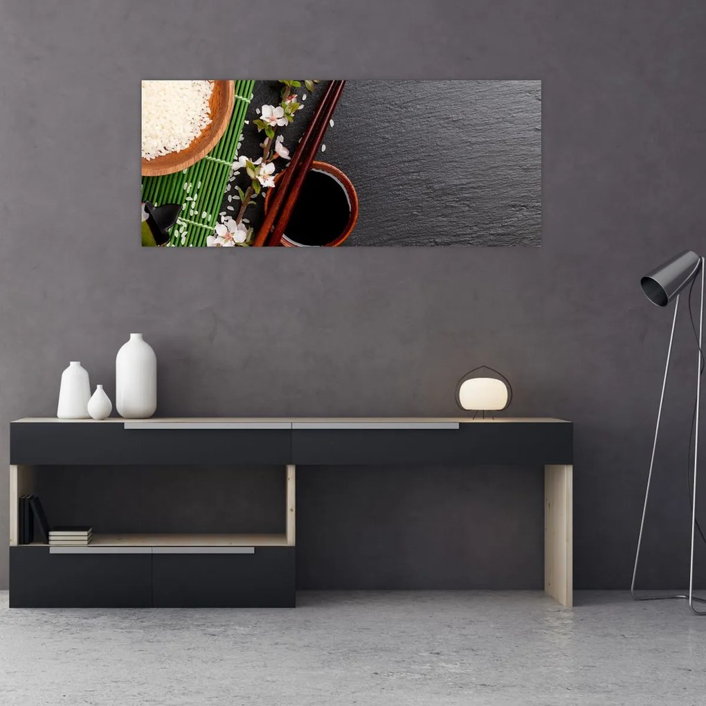 Obraz - Sushi (120x50 cm)