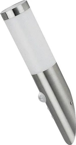 Rabalux 8266 - Vonkajšie svietidlo so senzorom INOX TORCH 1xE27/25W/230V IP44