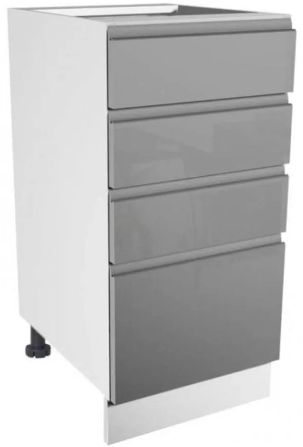 Skrinka do kuchyne Gardena D40S4 grey