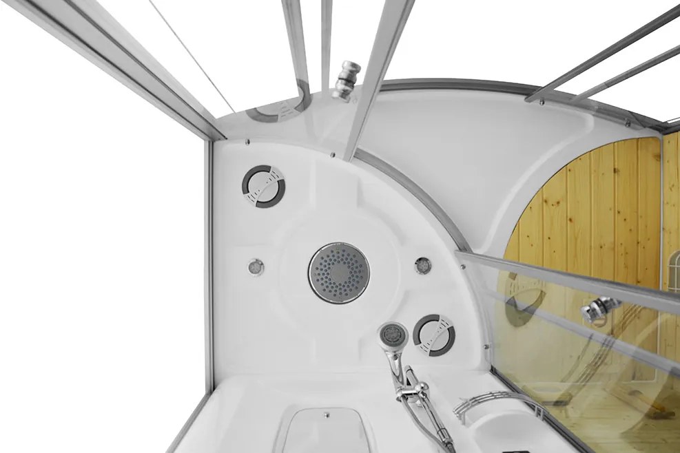 M-SPA - Suchá parná sauna s hydromasážnou funkciou 165 x 105 x 215 cm (MSPA1706-TRIO Neváhajte !!! Posledné kusy do vypredania zásob !!! Limitovaná)