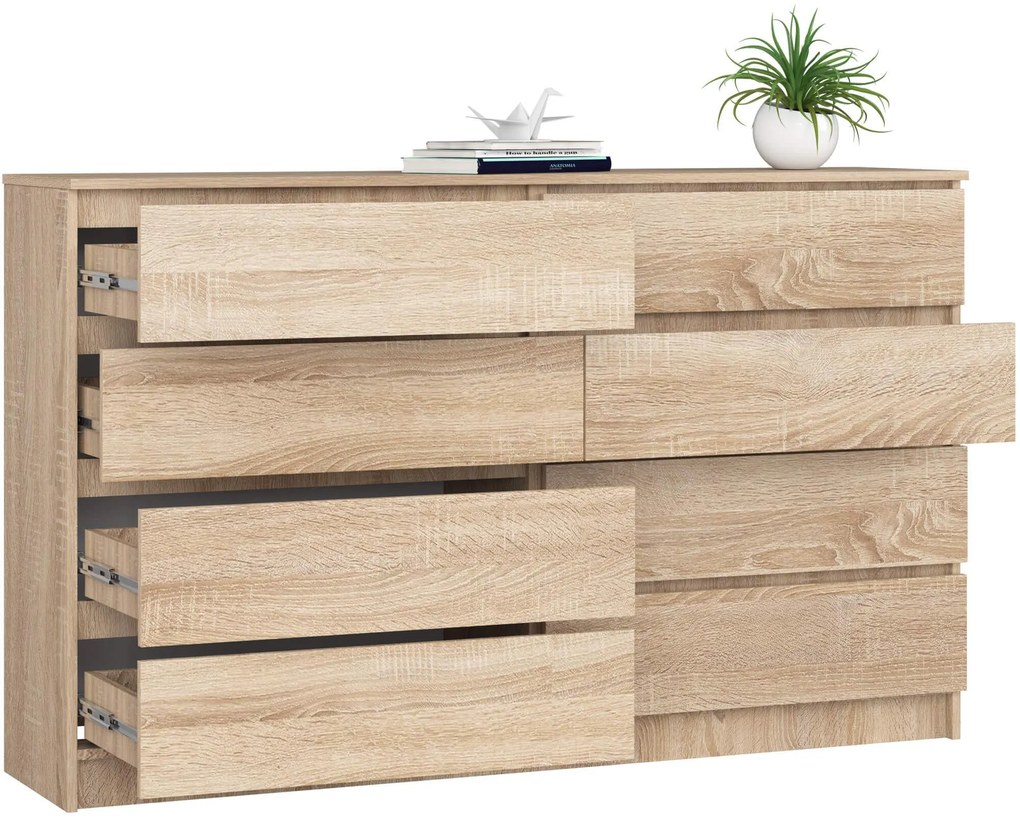 Komoda Koa IV (dub sonoma). Akcia -19%. Vlastná spoľahlivá doprava až k Vám domov. 1128708