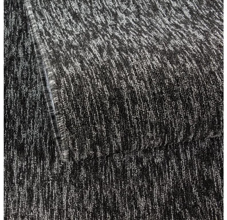 Ayyildiz Kusový koberec NIZZA 1800, Antracitová Rozmer koberca: 120 x 170 cm