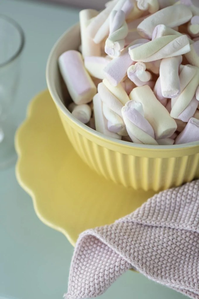 IB Laursen Žlté keramické misky MYNTE LEMONADE, set 3 ks