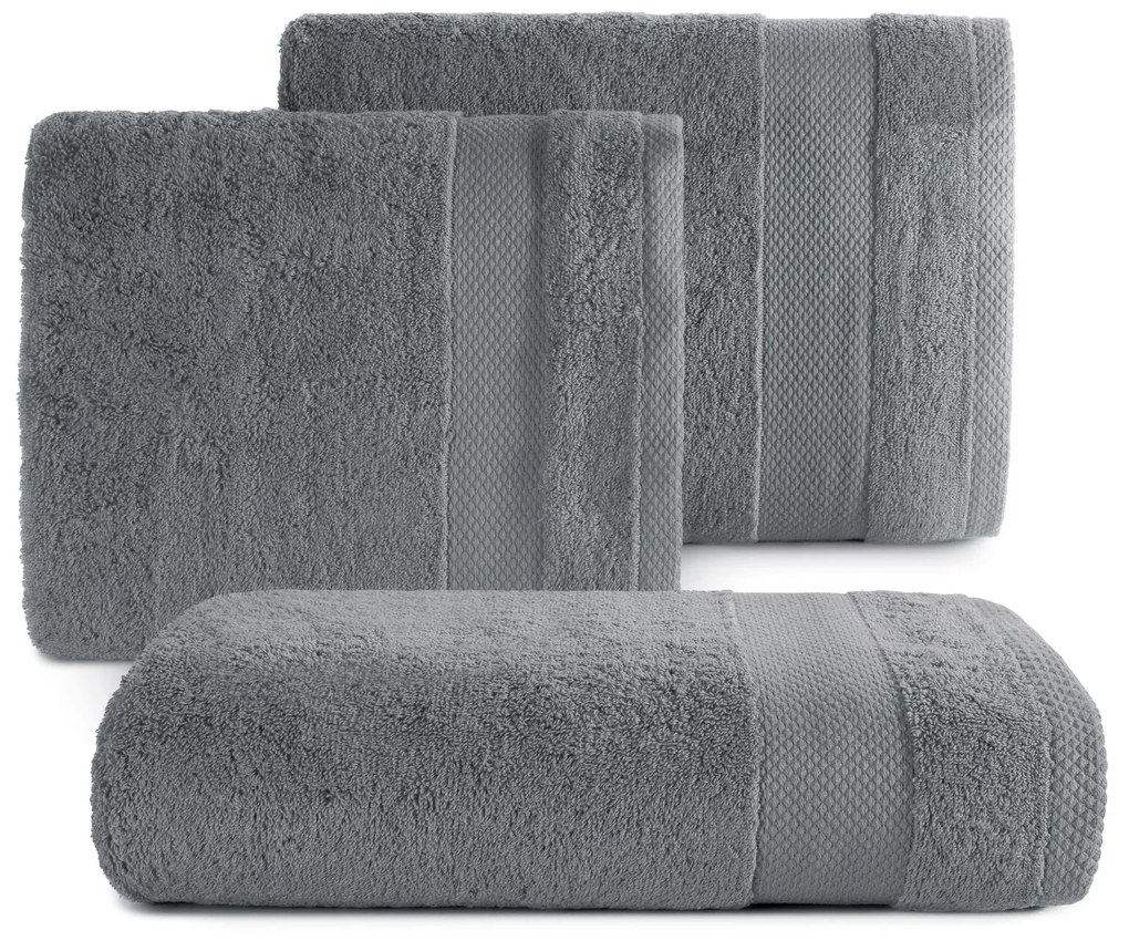 BAVLNENÝ UTERÁK LORITA 50X90 CM TMAVOSIVÁ