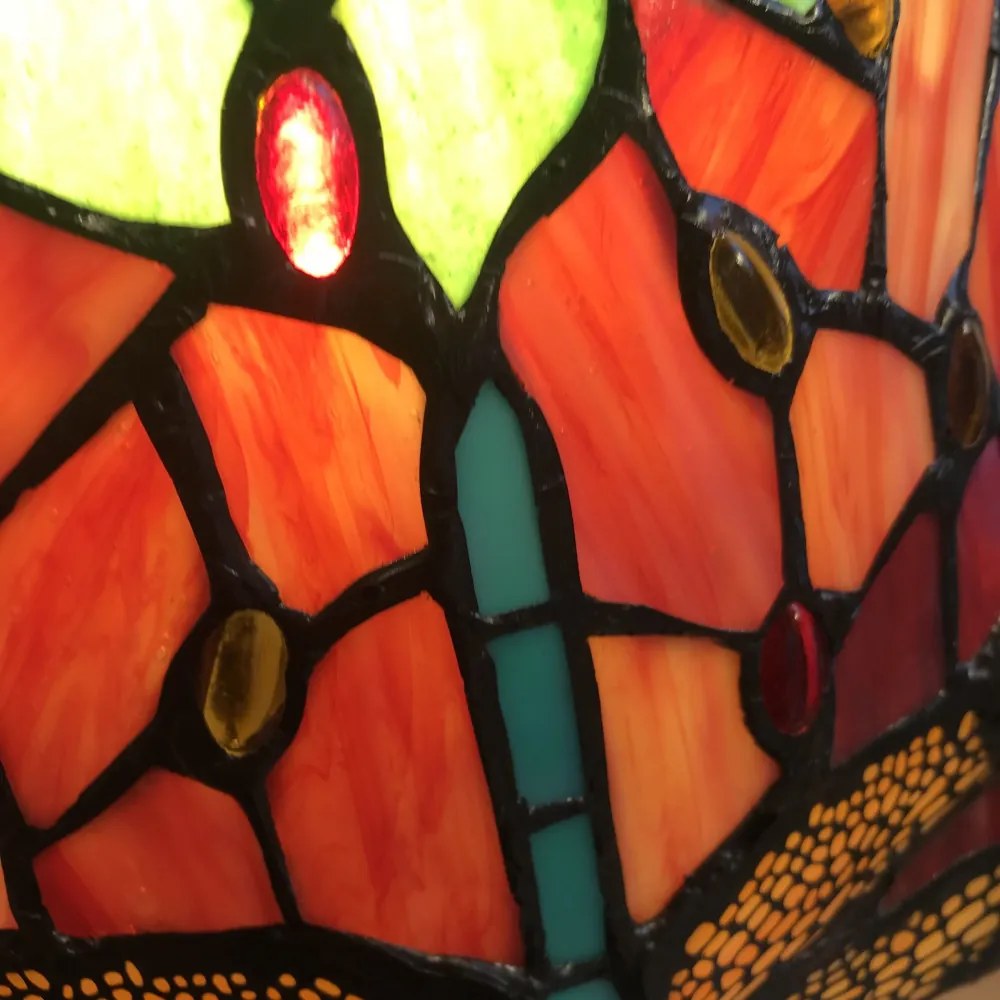 Luxury vitráž stojacia lampa Tiffany MULTICOLOUR Ø51*170