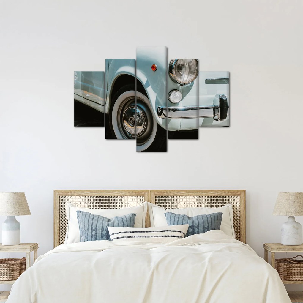 Obraz - Retro auto Fiat (150x105 cm)