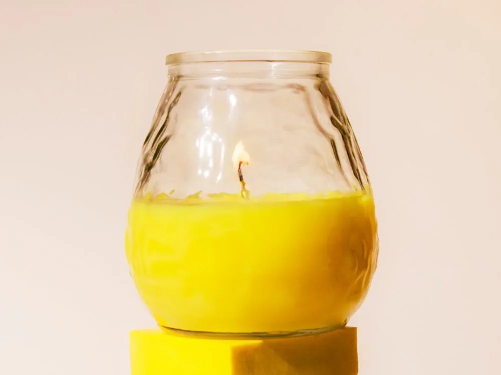 Petali Citronella vonná sviečka ve skle 6 ks - horenie 6x40h