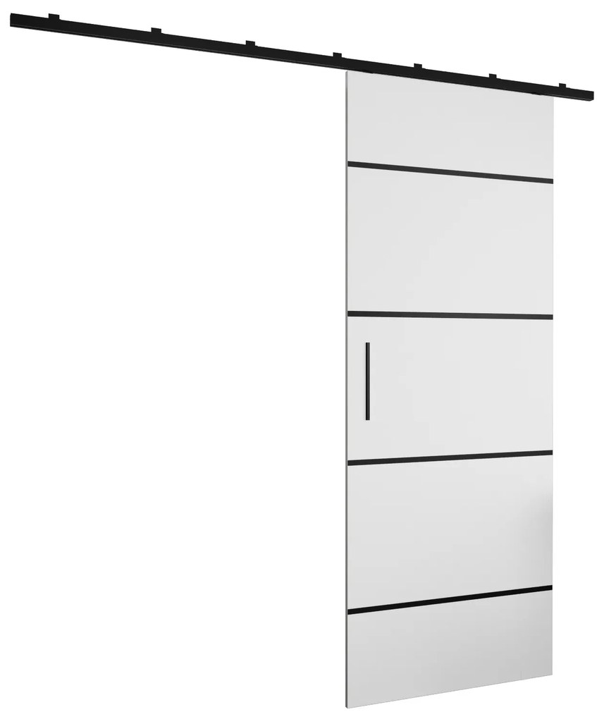 Posuvné dvere 80 cm Zodiac IV (biela matná). Akcia -20%. Vlastná spoľahlivá doprava až k Vám domov. 1074257