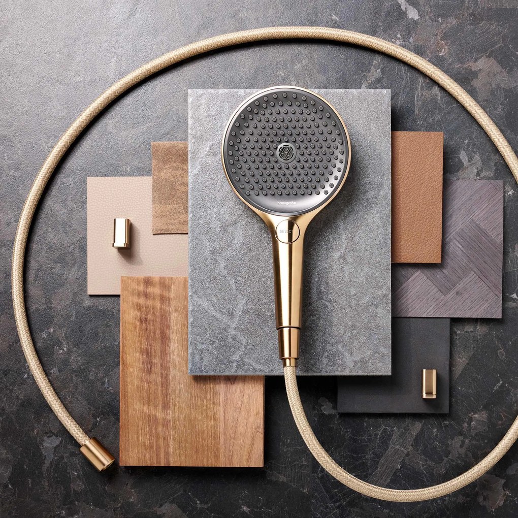Hansgrohe Designflex, textilná sprchová hadica 1600 mm, zlatá, HAN-28260990